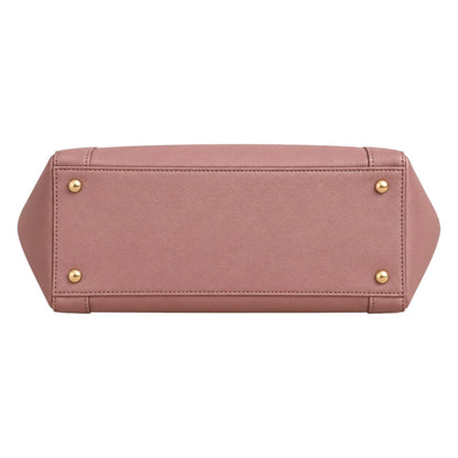 Totony Dusty Pink Women’s Tote Handbags – Faux Leather Everyday Shoulder Bag