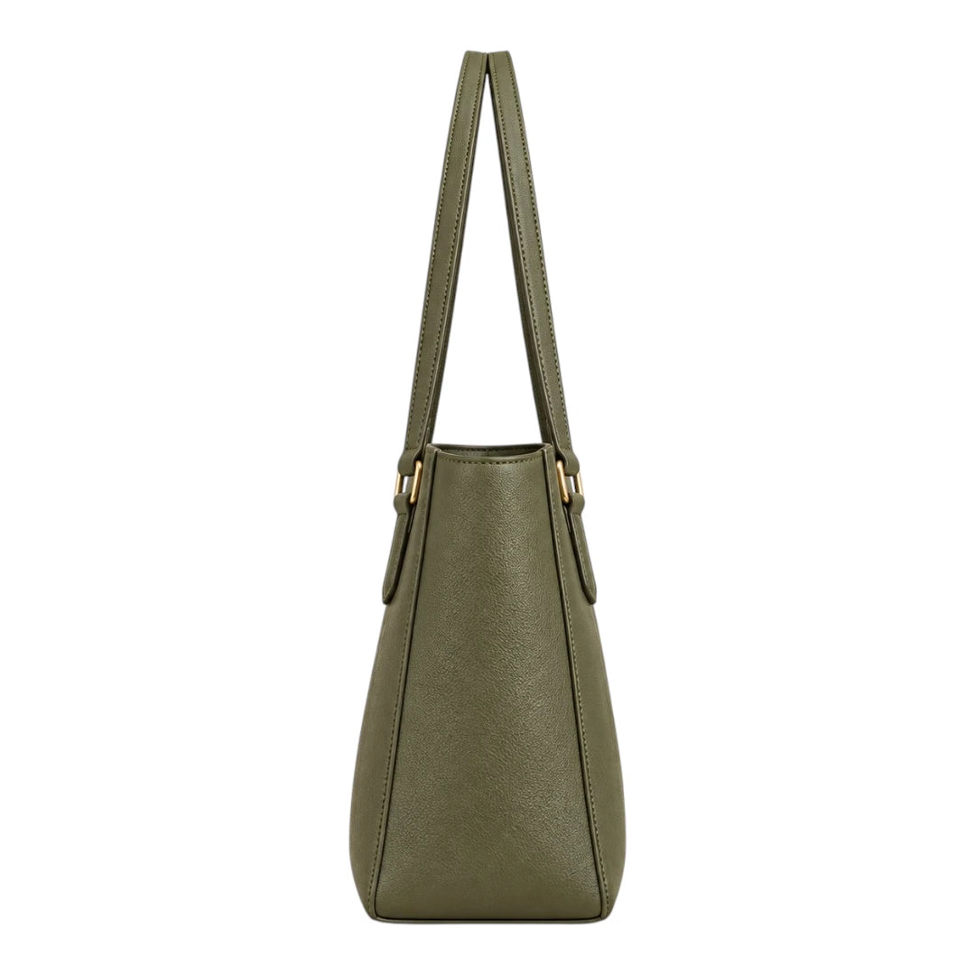 Totony Olive Green Women’s Tote Handbags – Faux Leather Everyday Shoulder Bag