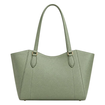 Totony Sage Green Women’s Tote Handbags – Faux Leather Structured Shoulder Bag