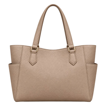 Totony Taupe Women’s Tote Handbags – Faux Leather Shoulder Carry Everyday Bag