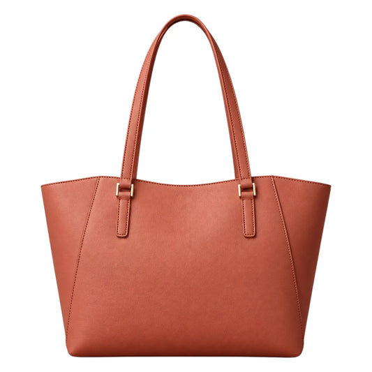 Totony Terracotta Women’s Tote Handbags – Faux Leather Structured Everyday Bagv